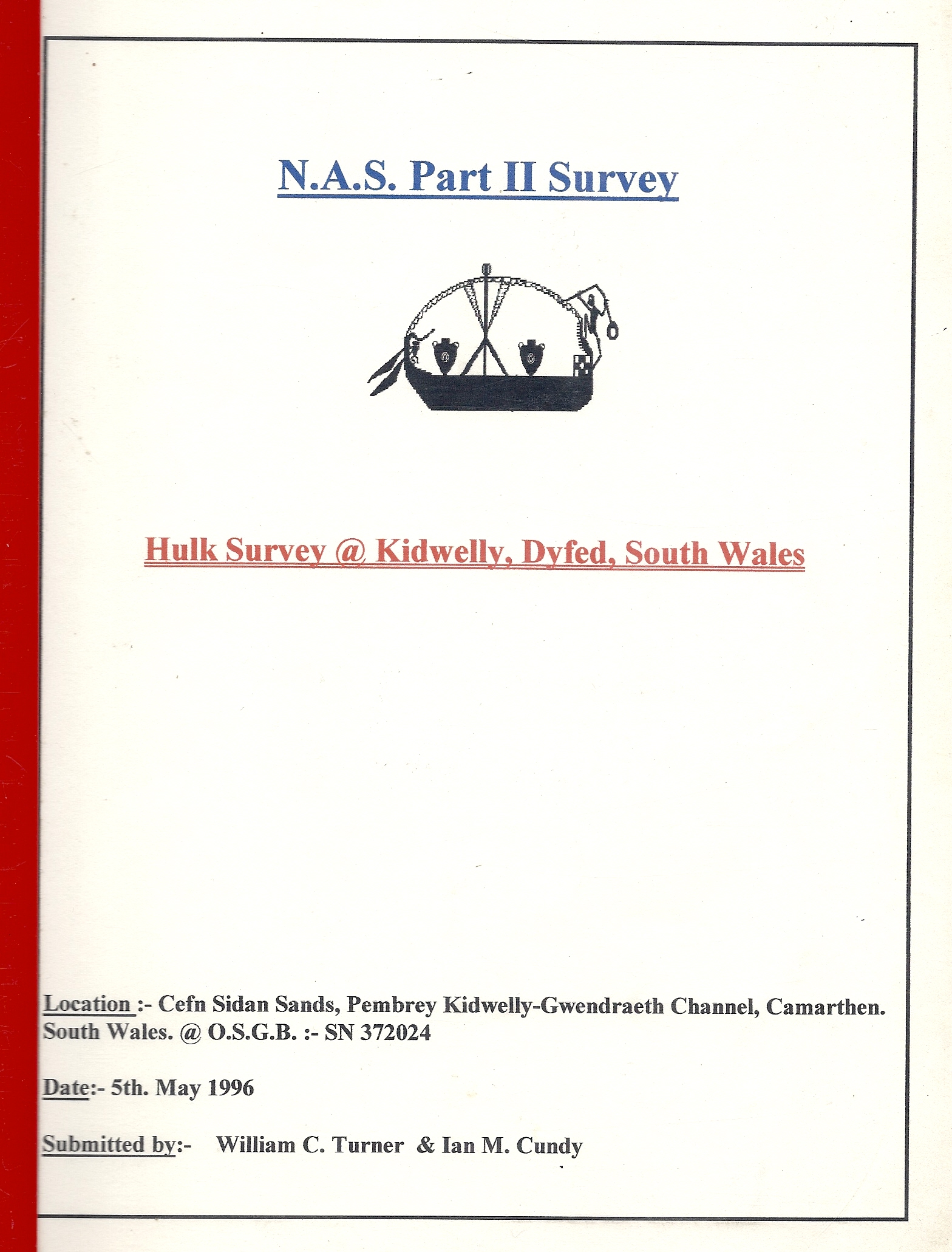 Kidwelly Wreck Report 1996